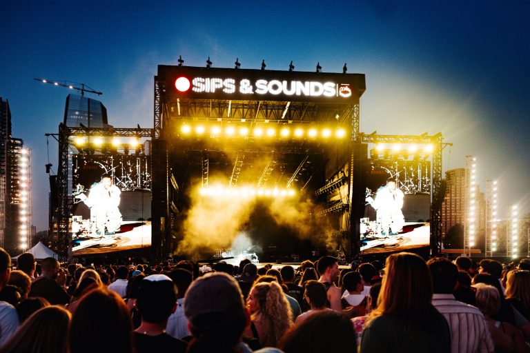Christina Aguilera at Sips and Sounds in Austin